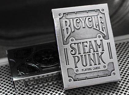 carti de joc bicycle silver steampunk