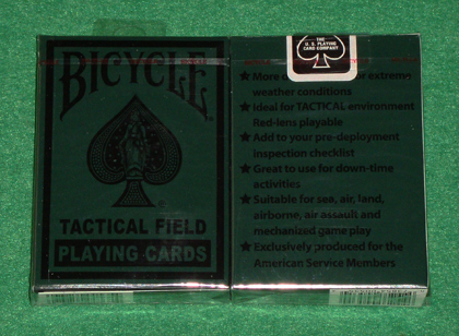 carti de joc bicycle tactical field